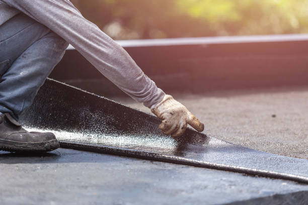 Professional Crawl Space Encapsulation technician working in Saint Johns, MI